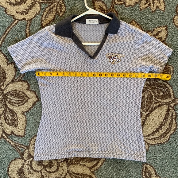 NASHVILLE PREDATORS Vintage Womens Antigua Polo - Picture 2 of 5